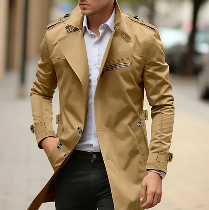 Matthew – trench-coat de printemps élégant pour hommes