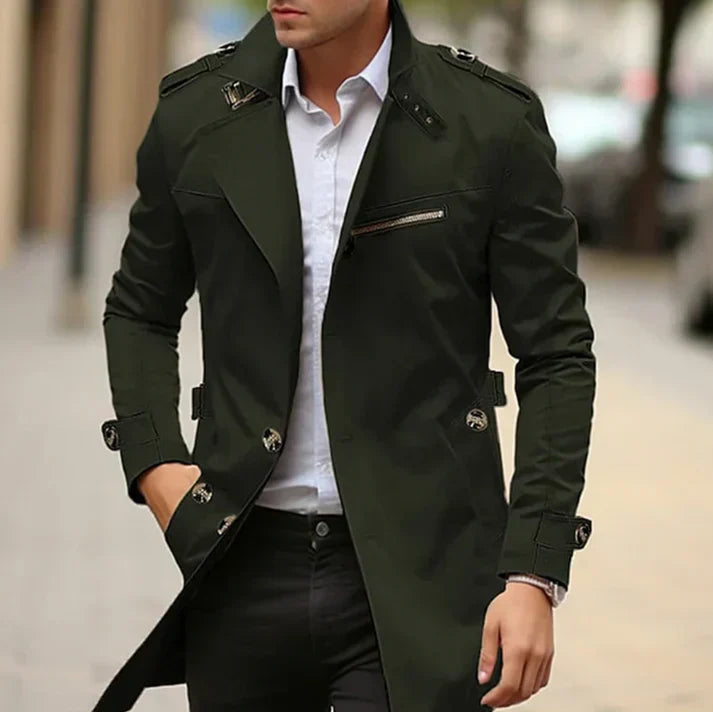 Matthew – trench-coat de printemps élégant pour hommes